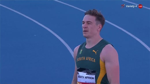 Emile Erasmus brings it home for South Africa B in the Avanti 4x100m Men's Relay 🇿🇦🏆📺 Stream #SuperSportSimbineClassic on DStv: https://t.co/rM90YyQxaw