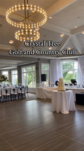 Crystal Tree Golf and Country Club on Instagram: "Our beautifully updated Ballroom offers a perfect blend of modern and timeless charm. As a one-wedding venue, you and your guests will have private access to our entire second floor, including two balconies. Indulge in our exquisite in-house catering with a private complimentary food tasting upon booking! Located in south suburbs of Chicago. Come check us out! #weddingvenue #weddingstyle #weddingreceptionvenue #weddingphoto #wedding"