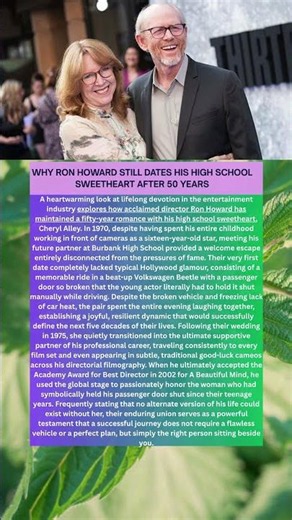 WHY RON HOWARD STILL DATES HIS HIGH SCHOOL SWEETHEART AFTER 50 YEARS