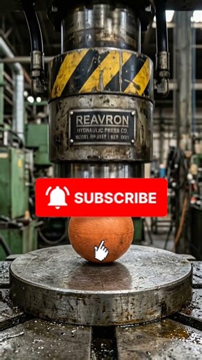 Rubber Ball Meets Hydraulic Press: The Ultimate Test