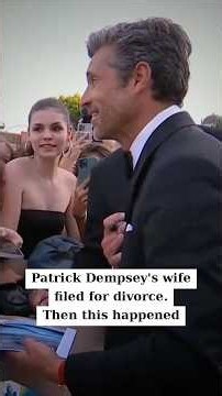 Patrick Dempsey Almost Lost His Marriage. Then He Left Grey’s #celebrities #celebritynews #hollywood