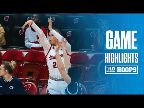 Penn State vs. Wisconsin | HIGHLIGHTS | Big Ten Women's Basketball | 01/04/26