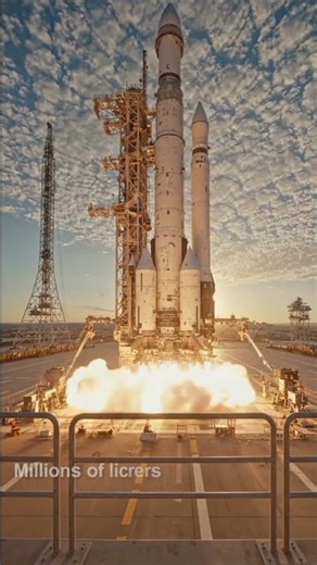 Why Rockets Flood the Launch Pad 💧🚀 #nasa #rocketscience #space