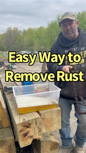 Stop Scrubbing! The Secret to Removing Rust FAST #rustremoval #evaporust #toolrestoration