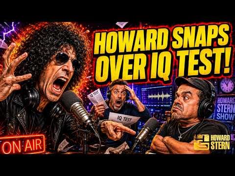 Howard FINALLY SNAPS on Eric The Midget During Explosive IQ Test Meltdown 😳 | The Howard Stern Show
