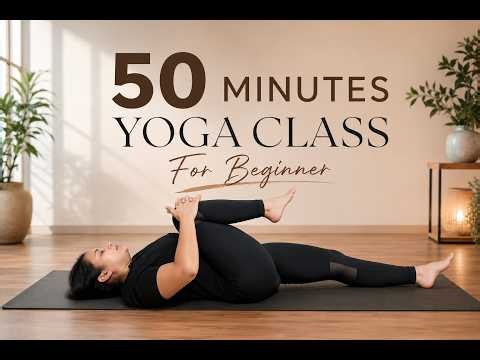 50 Minute Full Body Yoga for Beginners | Follow Along Yoga Class