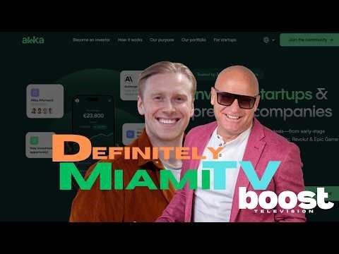 Definitely Miami with Adrian from the AKKA APP