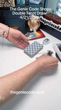 ASMR Daily Double Tarot Draw 4/21/2026✨Twice the tarot, double the insight! #thegeniecode #tarot