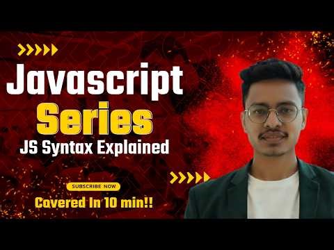 JavaScript Full Course for Beginners 🚀 | JS Syntax Explained