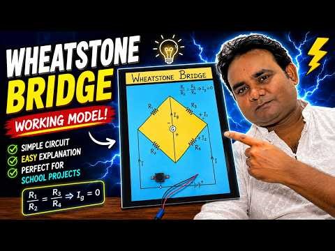 Wheatstone Bridge Working Model ⚡ | Physics Project for School | School Project | Komodo Craft