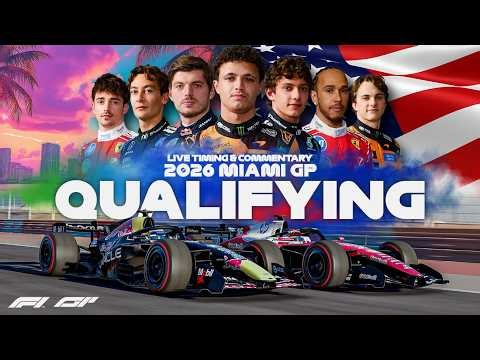 LIVE | F1 - 2026 Miami GP | Qualifying | Timing & Commentary | Sim Footage