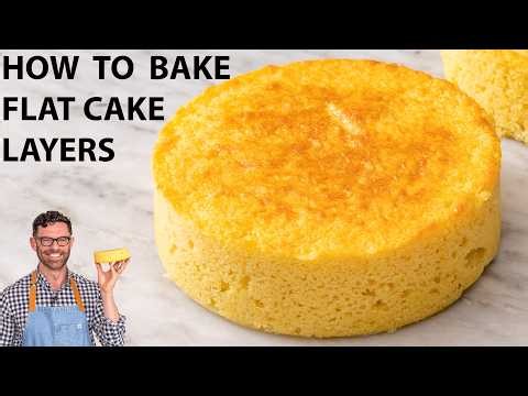 How to Bake Flat Cake Layers