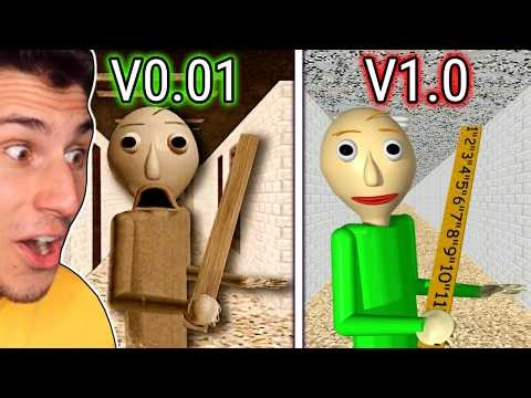 I Played The First Version of Baldi's Basics Ever Made!