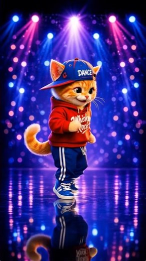 The car alarm was scared to interrupt 😹 | Funny Cat Dance | #cat #funny #trendingshorts #dance