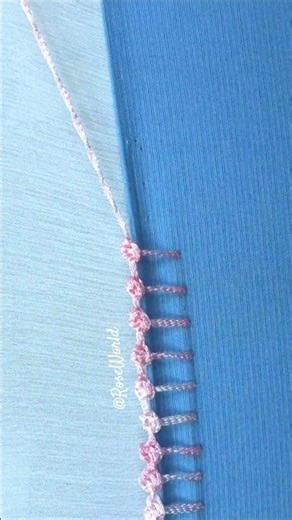 New🔥 shade thread 💗 border line design hand embroidery🪡🧵