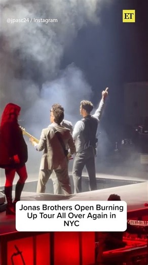Jonas Brothers Open Burning Up Tour All Over Again in NYC