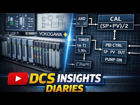 DCS Logic & CAL Block Tutorial | Yokogawa DCS | Hindi 