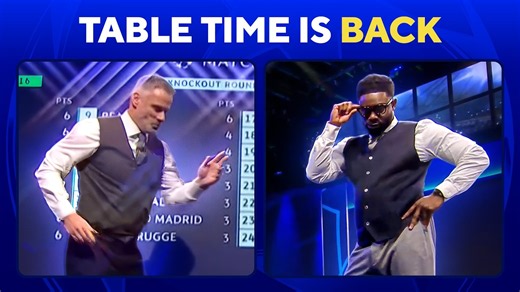 Jamie Carragher & Micah Richards With The MOVES 🕺 | UCL Today Table Time