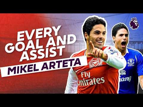 All Arteta Goals And Assists For Arsenal And Everton
