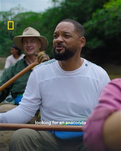 The world’s biggest snake resides in the Amazon, and with the largest predators being one of the best indicators of the condition of an environment, a single scale from the giant green anaconda has the ability to reveal the health of the entire ecosystem. What is a dream and thrilling prospect for Professor Bryan Fry is a daunting reality for @WillSmith. Watch Pole to Pole with Will Smith, Wednesdays at 8pm on National Geographic UK Also streaming on Disney | National Geographic UK