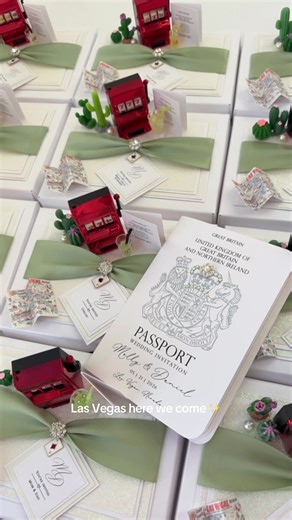 First impressions count ✨ Las Vegas wedding invites should always be as fun as these 😝✨ #weddingstationery #weddinginvitation #weddinginvites #2026bride #vegasbride
