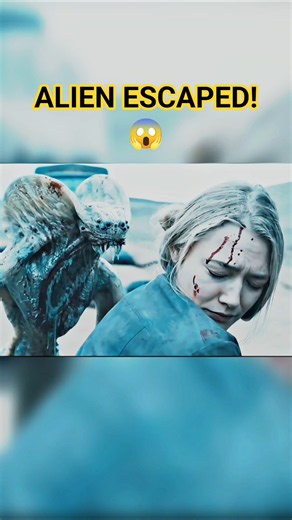 She Was Trapped With an Unknown Creature... What Happened Next Is Terrifying 😱👽#alien#movieexplained