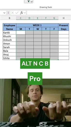 STOP Manual Checkmarks! 🛑 Create Interactive Attendance Sheets in Excel! ✅ #Excel #ExcelTips