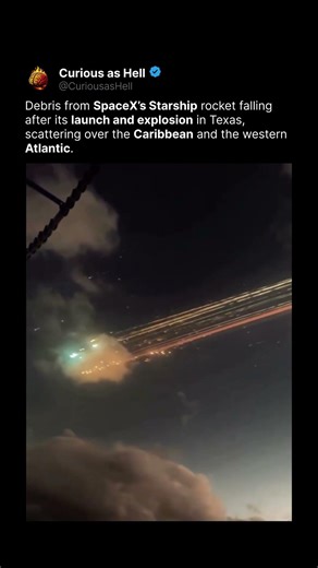 Debris Rains From Space 🌠