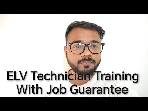ELV Technician Training Course with Job Guarantee | CCTV, Cabling & Onsite Practical