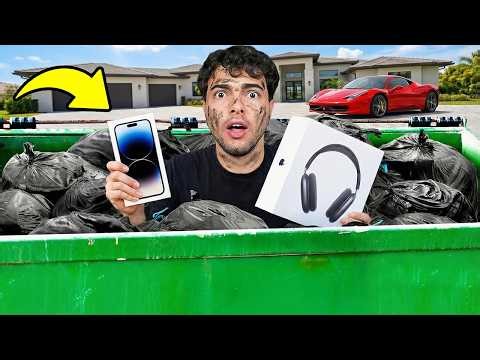 MİLYONERLERİN ÇÖPÜNDE BULDUKLARIYLA ZENGİN OLAN ADAM !