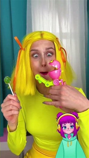 Don’t Let Them Steal Your Lollipop! 🍭😄 #Gadget #Fun