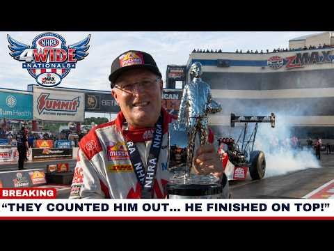 Doug Kalitta Reacts After Winning NHRA 4-Wide Nationals | NHRA 2026 Update