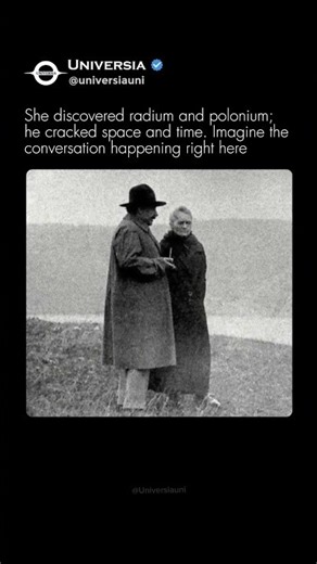 The Most Powerful Walk In History: Albert Einstein & Marie Curie (1920s)