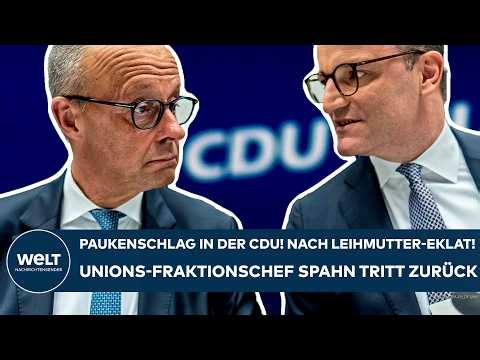 DEUTSCHLAND: CDU-Paukenschlag! Nach Leihmutter-Eklat! Unions-Fraktionschef Jens Spahn tritt zurück!