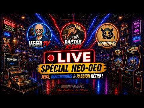 🔥 LIVE NEO-GEO – Exploration de la ludothèque SNK !