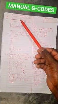 Learning how to program G-CODES manually with Sama *PART 1*