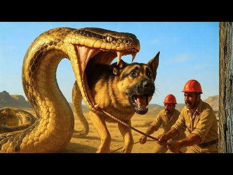 Brave Heroes Rescue Terrified Dog from Giant Python Attack on the Farm 🐍🐶