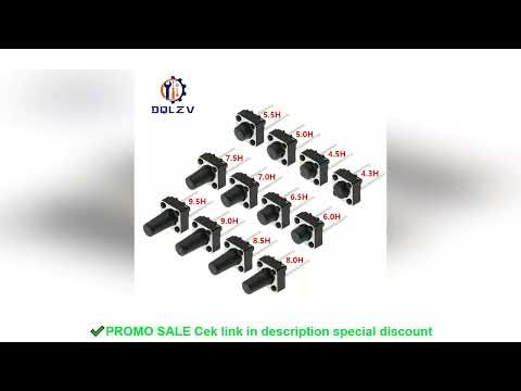 Tact Push Button Switch 12V Copper 2PIN DIP2 SMD Micro Switch 6X6X5 4.3 5 5.5 6 7 8 9 10 11 12 13 15