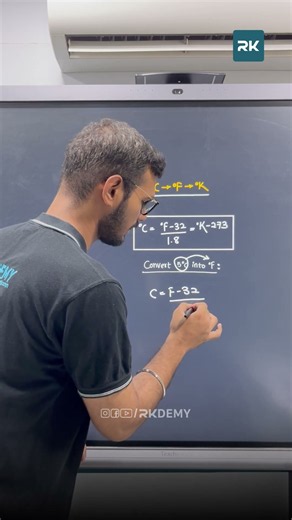 Celsius to Fahrenheit & Kelvin Conversion 🌡️ | Diploma Physics | Soham Sir | RKDEMY Polytechnic Pro