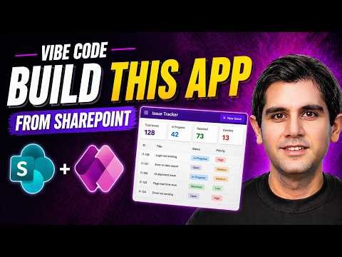 Power Apps Vibe + SharePoint Lists: Build a React App in Minutes 🤯