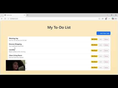 MY TO-DO LIST (Python-Django)