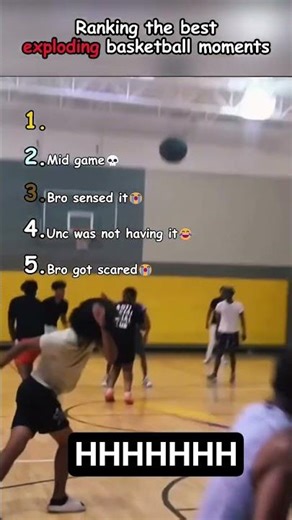 Ranking the best exploding basketballmoments! #ranking #funny#basketball