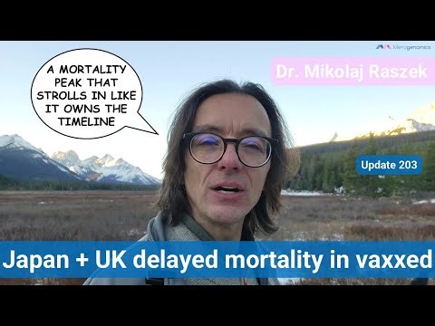 Vaccinated vs unvaccinated: Japan and UK mortality peak delays in COVID vaccinated (update #203)