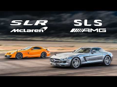 Mercedes-Benz SLS AMG vs SLR McLaren DRAG RACE!