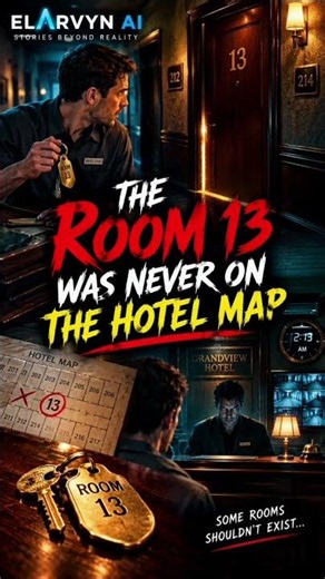 Room 13 Was Never on the Hotel Map… 😨🔑 #Shorts