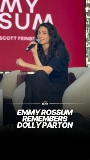 Emmy Rossum recalls working with the late Dolly Parton