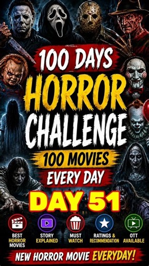 HORRER SLASHER MOVIES FOR 100 DAYS | DAY 51/100