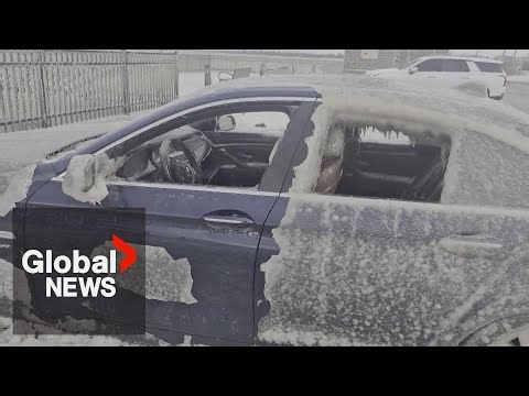 Winter storm hits northeast US bringing heavy snow and ice