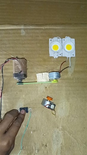 how to work electric dc motor Generator | belt experiment led light #dcmotors #electricmotors