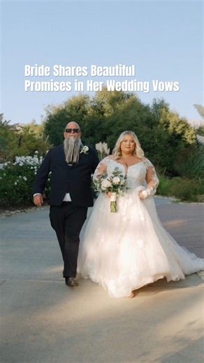 Bride Shares Beautiful Promises in Her Wedding Vows / Serendipity Gardens Oak Glen Wedding